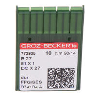 Иглы GROZ-BECKERT DCx27 (Bx27) FFG/SES №90/14 (уп.10шт.)