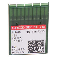 Иглы GROZ-BECKERT DPx5 (134) FFG/SES №70/10 (уп.10шт.)