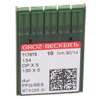 Иглы GROZ-BECKERT DPx5 (134) FFG/SES №90/14 (уп.10шт.)