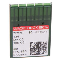 Иглы GROZ-BECKERT DPx5 №90 SES (уп.10шт.)