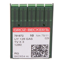 Иглы GROZ-BECKERT UYx128 GAS №75/11 (уп.10шт.)