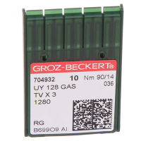 Иглы GROZ-BECKERT UY 128 GAS №90 (уп.10шт.)