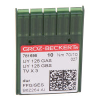 Иглы GROZ-BECKERT UY 128 GAS SES №70 (уп.10шт.)
