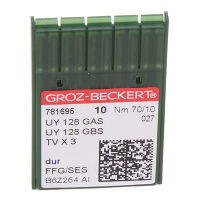 Иглы GROZ-BECKERT UYx128 GAS FFG/SES №70/10 (уп.10шт.)