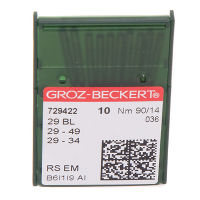 Иглы GROZ-BECKERT BLx29 (LWx6T) №90 (уп.10шт.)