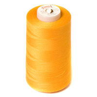 Нитки швейные 100% PE 50/2 цв 1142 оранжевый светлый (боб 5000м) EURON