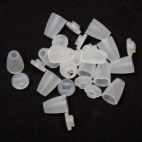 Концевик пластик 27106-Н колокольчик (шнур 3мм) цв прозрачный (уп 1000шт)