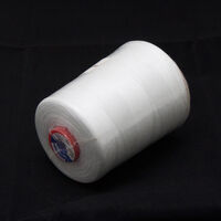 Нитки швейные штапельные 100% ПЭ 50 цв белый 0201 (боб 5000м) Ekospun