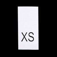 Р-XSПБ XS - размерник - белый (уп.1000 шт)