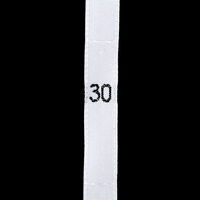 Р030ТБ 30 - размерник жаккард - тафта белый (уп.1000 шт)
