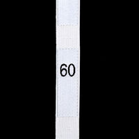 Р060ДБ 60 - размерник жаккард - дв.тафта белый (уп.1000шт)