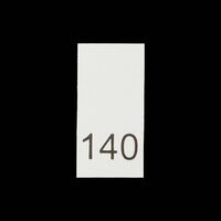 Р140ПБ 140 - размерник - белый (уп. 200 шт)