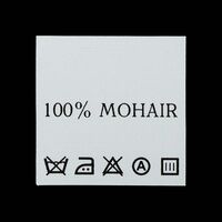 С110ПБ 100%Mohair - составник - белый (уп 200 шт.)