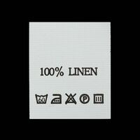 С122ПБ 100%Linen, 60C - составник - белый (200 шт.)