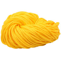 Шнур для одежды круглый цв желтый 6 мм (уп 100м) 6-06