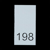 Р198ПБ 198 - размерник - белый (уп.200 шт)