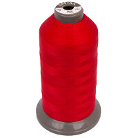 Нитки повышенной прочности 100% PE 20 цв 91422 красный яркий (боб 1500м) SAFIRA