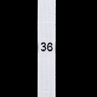 Р036ТБ 36 - размерник жаккард - тафта белый (уп. 1000 шт)