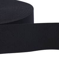Резинка тканая Soft цв черный 070мм (уп 25м) Ekoflex