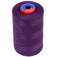 Нитки швейные 100% PE 40/2 цв 1589 фиолетовый темный (боб 5000ярд) mH