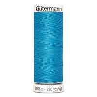 748277 Нить Sew-all для всех материалов, 200м, 100% п/э Гутерманн 197 лазурно-голубой