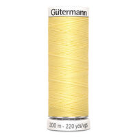 748277 Нить Sew-all для всех материалов, 200м, 100% п/э Гутерманн 578 бледно-желтый
