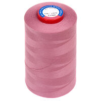 Нитки швейные 100% PE 40/2 цв 1579 грязно-розовый (боб 5000ярд) mH