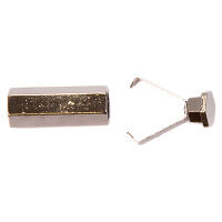 Концевик для шнура металл TBY OR.0305-5374 (20х7мм) (для шнура 5,5мм) цв.черный никель уп.100шт.