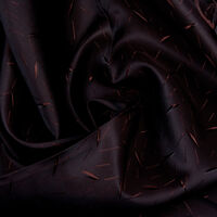 Ткань подкладочная Поливискоза Twill, 90гр/м2, 52пэ/48вкс, 146см, коричневый Жаккард зернышко/S917, (50м)_KS