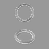 Кольцо регулировочное 12мм пластик, прозрачный ГТ1000 (уп.100шт) БС