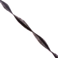 Тесьма в пройму по косой усиленная сутажом цв черный 10мм (рул 50м) Danelli LK4YP55 (WK551)