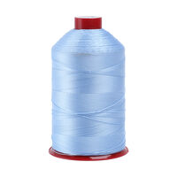 Нитки повышенной прочности 130Л цв 154 голубой (боб 2500м) Красная Нить