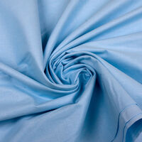 Ткань Поплин 115гр/м2, 100хб, 220см, однотонная, голубой, Люкс_TPG038
