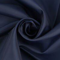 Ткань подкладочная 190T 56гр/м2, 100пэ, 150см, антистатик, синий темный/S919, (50м)_KS