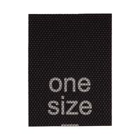 ONE SIZE - Размерник - УЛ - полиэстер чёрный - 15х20 - (уп.200шт)