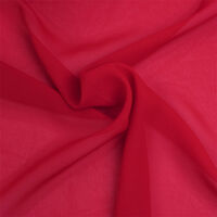 Ткань Шифон 90гр/м2, 100пэ, 150см, красный, VT-10938/C#15_TOG01