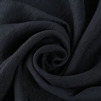 Ткань Лен Бохо Крэш 140гр/м2, 80вск/20нейл, 150см, черный, VT-11507/C#19_TOG01