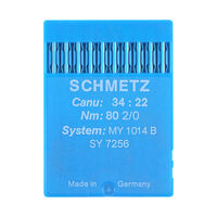 Иглы "Schmetz" MY 1014B (SY 7256) №80 (уп.10шт.)