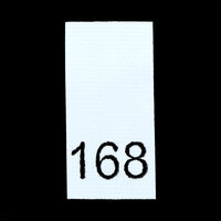 Р168ПБ 168 - размерник - белый (уп.200 шт)