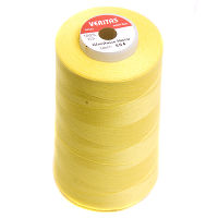 Нитки швейные 100% PE 50/2 цв S-504 желтый яркий (боб 5000ярдов) VERITAS