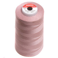 Нитки швейные 100% PE 50/2 цв S-221 розовый грязный (боб 5000ярдов) VERITAS