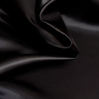 Ткань подкладочная Поливискоза Twill, 90гр/м2, 50пэ/50вкс, 145см, черный/S580, (100м)_TPX029