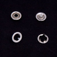 Кнопка рубашечная цв молочный глянцевый медицинская сталь 9,5мм кольцо (уп ок.1440шт) КР-06 Tal's sts