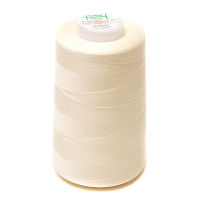Нитки швейные 100% PE 40/2 цв 1128 бежевый молочный (боб 5000м) EURON